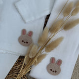 Personalised Bunny Baby Gift Set – White Four-Piece Outfit