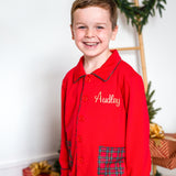 PRE-ORDER Boys Christmas Red & Tartan Pjs