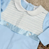 Baby Boys Blue Ribbon Sleepsuit