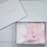 Emile Et Rose Tessa Pink Baby Girls Gift Set