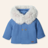 NEW SEASON Mac Ilusion Blue Faux Furr Jacket