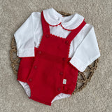 Baby Boy's Red Romper & Shirt
