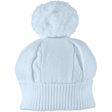 Emile Et Rose True Knit Cable Bobble Hat - Blue