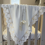 Baby’s Cream Lace Muslin