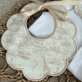 Unisex Baby Safari Handmade Sleepsuit and Bib