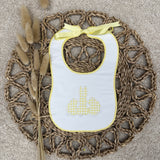 Baby’s Unisex Easter Bunny Handmade Baby grow and Bib