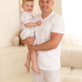 Daddy Beige Safari Matching Summer Pyjamas