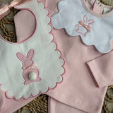 Baby Girls Bunny Pink 3 Piece Gift Set
