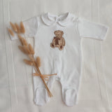 Baby Unisex Bear Sleepsuit