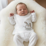 Baby’s White Rocking Horse Set
