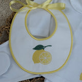 Personalised White Lemon Two Piece Set | Coming Home Outfit Handmade