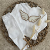 Unisex Cotton Baby Angel Wings Set