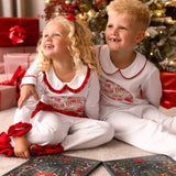 PRE ORDER Girls White & Red Polar Express Christmas Pjs
