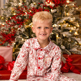 PRE-ORDER Boys Christmas Red Toile Print Pjs