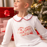 PRE ORDER Boys White & Red Polar Express Christmas Pjs