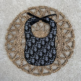 Baby’s Jacquard Dior Handmade Sleepsuit, Bib & Dummy Clip Set