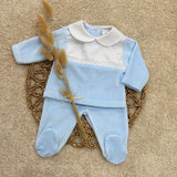 Baby Boy’s Blue Velour 2 Piece outfit