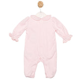 Girls Pink Mintini All-in-One with Collar and Scalloped Detail