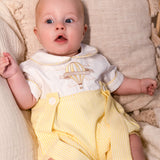 Baby Boy's Lemon Easter Hot Air Balloon Romper