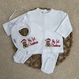 My 1st Christmas Teddy Bear Baby Set