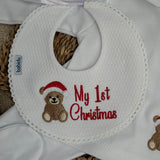 My 1st Christmas Teddy Bear Baby Set