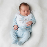 Baby Boys Blue Hot Air Balloon Set