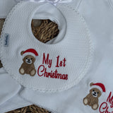 My 1st Christmas Teddy Bear Baby Set