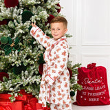 PRE-Order Boys’ Christmas Teddy Bear Quilted Dressing Gown