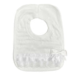 Perfect Little Thing Personalised White Ribbon Bib