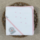 Baby Girls Towel, Muslin & Dummy Clip Gift Set