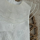 Baby Girls White Broderie Anglaise 2 Piece
