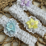 Baby Girls Headband with a Lemon Flower