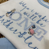 Perfect Little Thing Peter Rabbit When I Wake Up Pyjamas - Blue