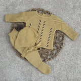 Baby Boys Mac ilusion 3 Piece Mustard Outfit