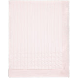 Emile Et Rose Gillian Pink Knit Baby Blanket