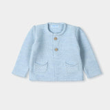 Mac Ilusion Knitted Cardigan - Blue