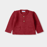 Mac Ilusion Knitted Cardigan - Red