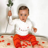 VALENTINES DAY Unisex Personalised White Cotton Lightweight Jumper 7 Designs