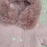 NEW SEASON Mac Ilusion Pink Faux Furr Coat