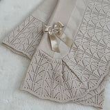 Perfect Little Thing Baby Spanish Luxury Knitted Shawl - Beige
