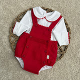 Baby Boy's Red Romper & Shirt