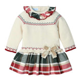 NEW SEASON Mac ilusion Girls Red Checked Dress - 3 Months