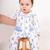 Boys Peter Rabbit Print Cotton Pjs