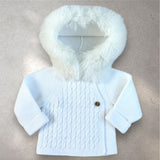 NEW SEASON Mac Ilusion White Faux Furr Jacket