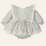 Baby Girls Mac Ilusion Disty Print Frill Dress & Knickers