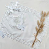 Granlei Spanish Bib & Muslin Set | Luxury Baby Gift