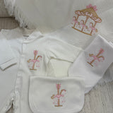 Baby Girls Button Up Carousel Coming Home Set