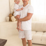 Daddy Beige Safari Matching Summer Pyjamas