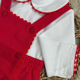 Baby Boy's Red Romper & Shirt