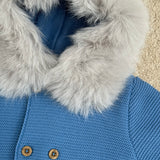 NEW SEASON Mac Ilusion Blue Faux Furr Jacket
